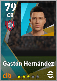 Gastón Hernández eFootball player card
