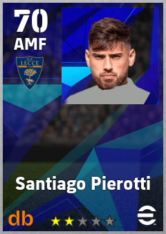 Santiago Pierotti — AMF, OVR 70, MAX 70