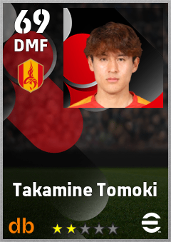 Takamine Tomoki eFootball player card