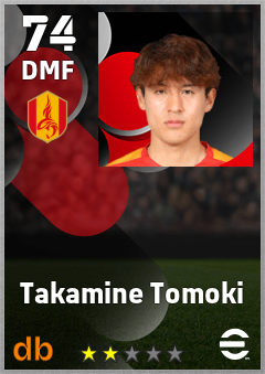 Takamine Tomoki eFootball player card