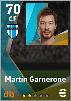 Martín Garnerone — CF, OVR 70, MAX 70