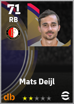 Mats Deijl eFootball player card