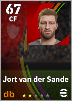 Jort van der Sande eFootball player card