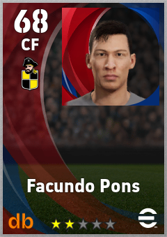 Facundo Pons eFootball player card