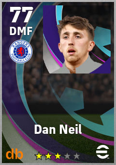 Dan Neil — DMF, OVR 77, MAX 77
