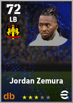Jordan Zemura — LB, OVR 72, MAX 72