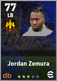 Jordan Zemura — LB, OVR 77, MAX 77