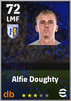 Alfie Doughty eFootball player card