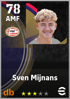 Sven Mijnans eFootball player card