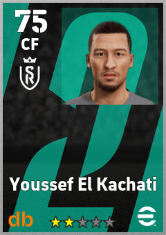 Youssef El Kachati — CF, OVR 75, MAX 75