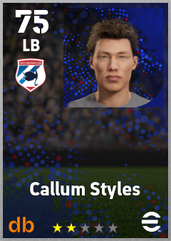 Callum Styles eFootball player card