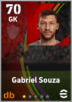 Gabriel Souza — GK, OVR 70, MAX 70