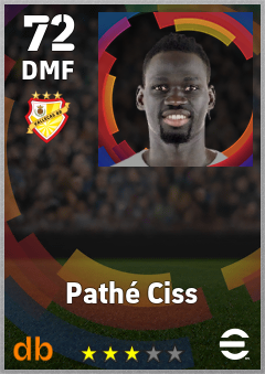 Pathé Ciss eFootball player card