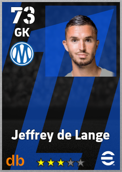 Jeffrey de Lange eFootball player card