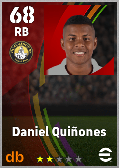 Daniel Quiñones — RB, OVR 68, MAX 68