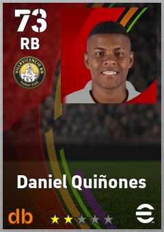 Daniel Quiñones — RB, OVR 73, MAX 73