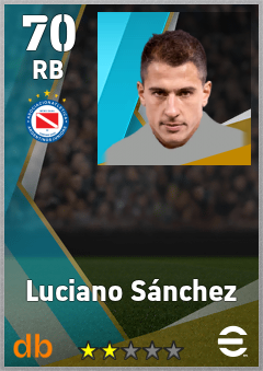Luciano Sánchez — RB, OVR 70, MAX 70