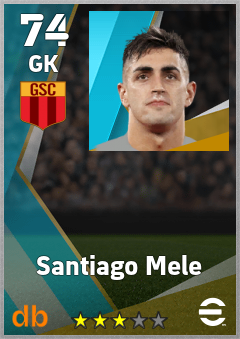 Santiago Mele eFootball player card