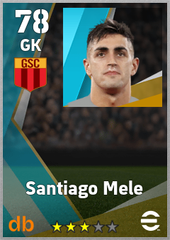 Santiago Mele — GK, OVR 78, MAX 78
