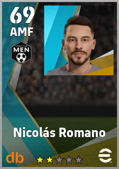 Nicolás Romano — AMF, OVR 69, MAX 69