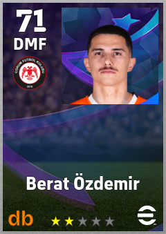 Berat Özdemir — DMF, OVR 71, MAX 71