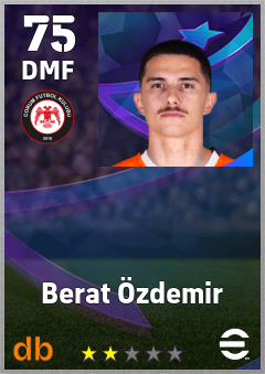 Berat Özdemir — DMF, OVR 75, MAX 75