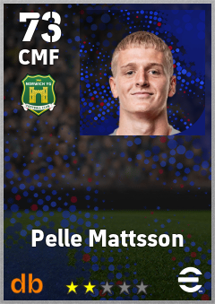 Pelle Mattsson — CMF, OVR 73, MAX 73