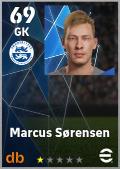 Marcus Sørensen — GK, OVR 69, MAX 69