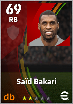 Saïd Bakari eFootball player card
