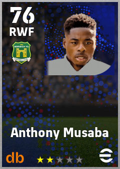 Anthony Musaba eFootball player card