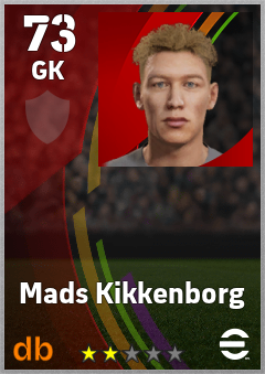Mads Kikkenborg — GK, OVR 73, MAX 73