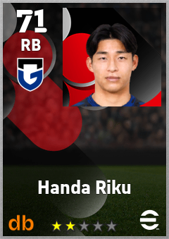 Handa Riku eFootball player card
