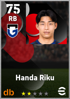 Handa Riku eFootball player card