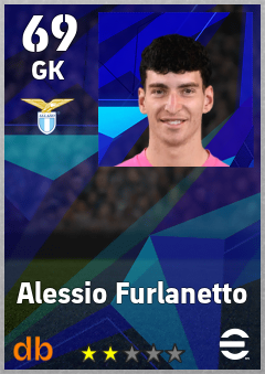 Alessio Furlanetto — GK, OVR 69, MAX 69