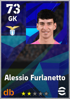 Alessio Furlanetto — GK, OVR 73, MAX 73