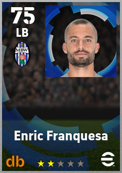 Enric Franquesa — LB, OVR 75, MAX 75