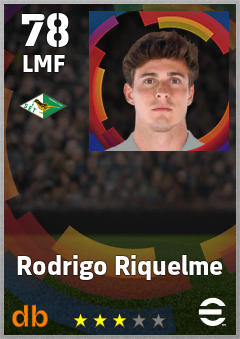 Rodrigo Riquelme — LMF, OVR 78, MAX 78