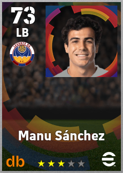 Manu Sánchez eFootball player card