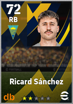 Ricard Sánchez — RB, OVR 72, MAX 72