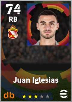 Juan Iglesias eFootball player card