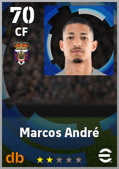 Marcos André — CF, OVR 70, MAX 70