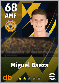 Miguel Baeza — AMF, OVR 68, MAX 68