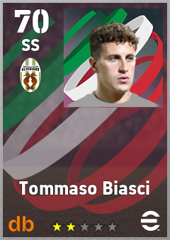 Tommaso Biasci — SS, OVR 70, MAX 70