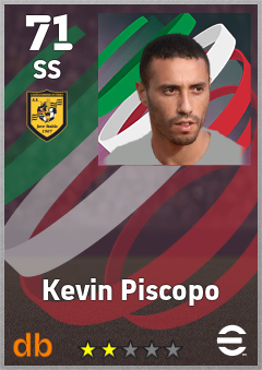 Kevin Piscopo — SS, OVR 71, MAX 71