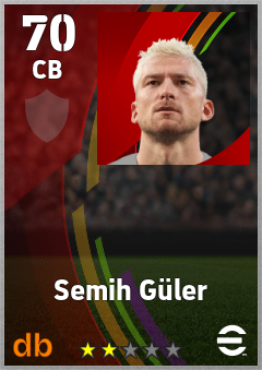 Semih Güler eFootball player card