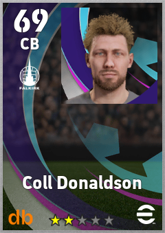 Coll Donaldson — CB, OVR 69, MAX 69