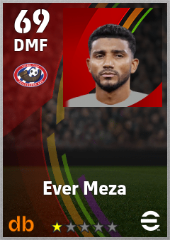 Ever Meza — DMF, OVR 69, MAX 69