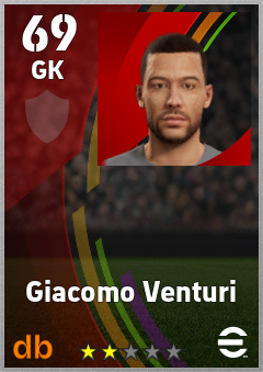 Giacomo Venturi — GK, OVR 69, MAX 69