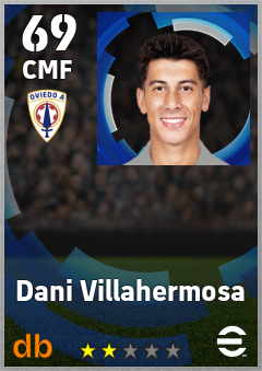 Dani Villahermosa — CMF, OVR 69, MAX 69