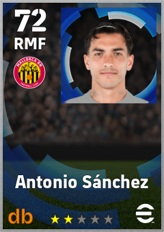 Antonio Sánchez — RMF, OVR 72, MAX 72